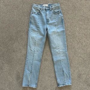 Abercrombie &‎ Fitch The '90s Straight Ultra High Rise Jeans Size 25/0S